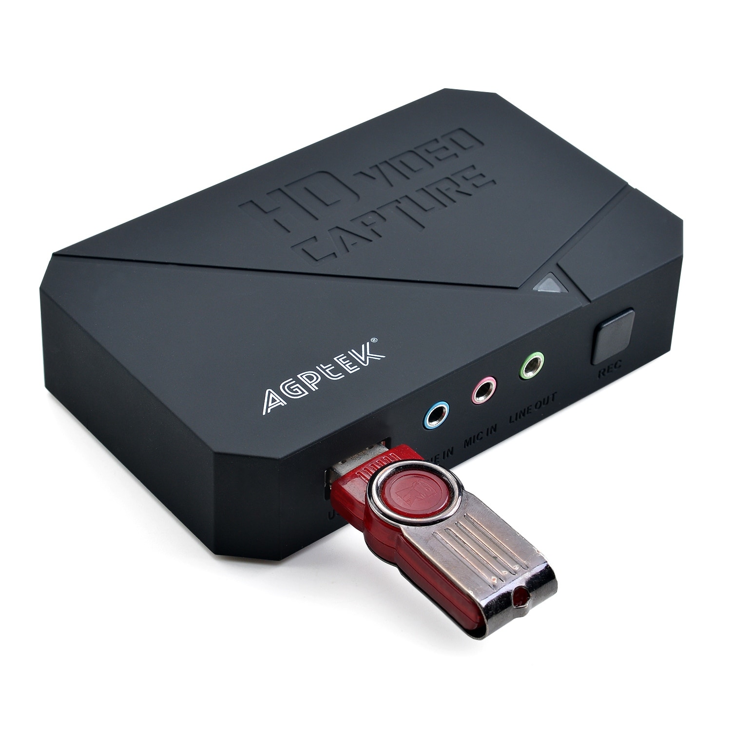 agptek hd game capture video capture 1080p hdmi/ypbpr recorder xbox 360&one/ ps for mac
